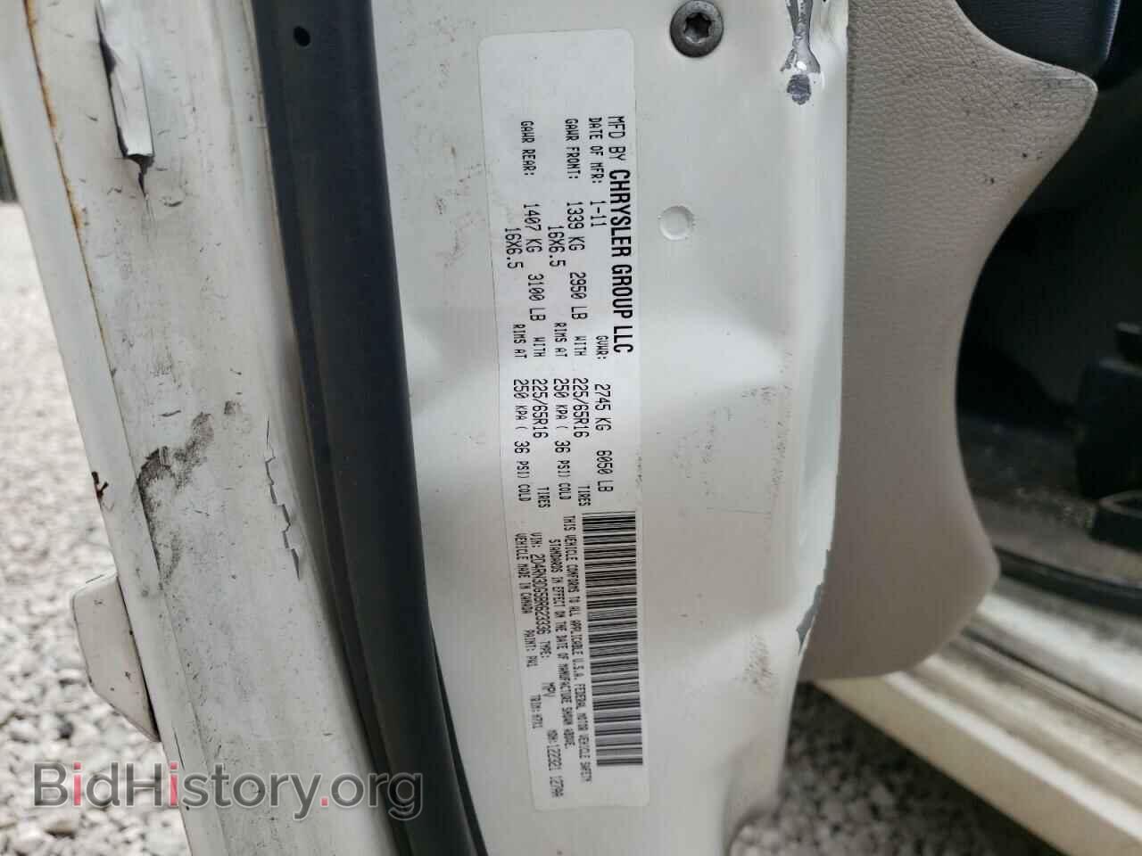 2011 DODGE CARAVAN - VIN: 2D4RN3DG5BR623336 - Фото 10