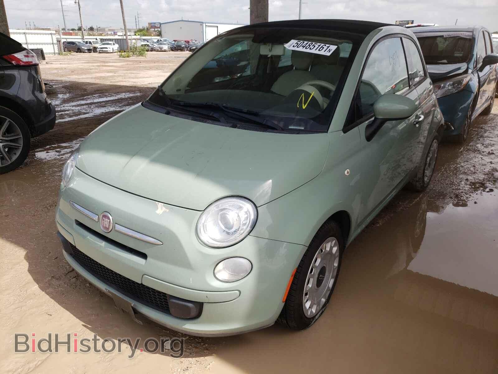 2012 FIAT 500 - VIN: 3C3CFFDR5CT220432 - Фото 2