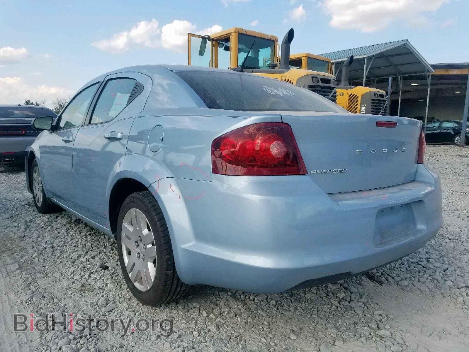2013 DODGE AVENGER - VIN: 1C3CDZAB8DN711495 - Фото 3