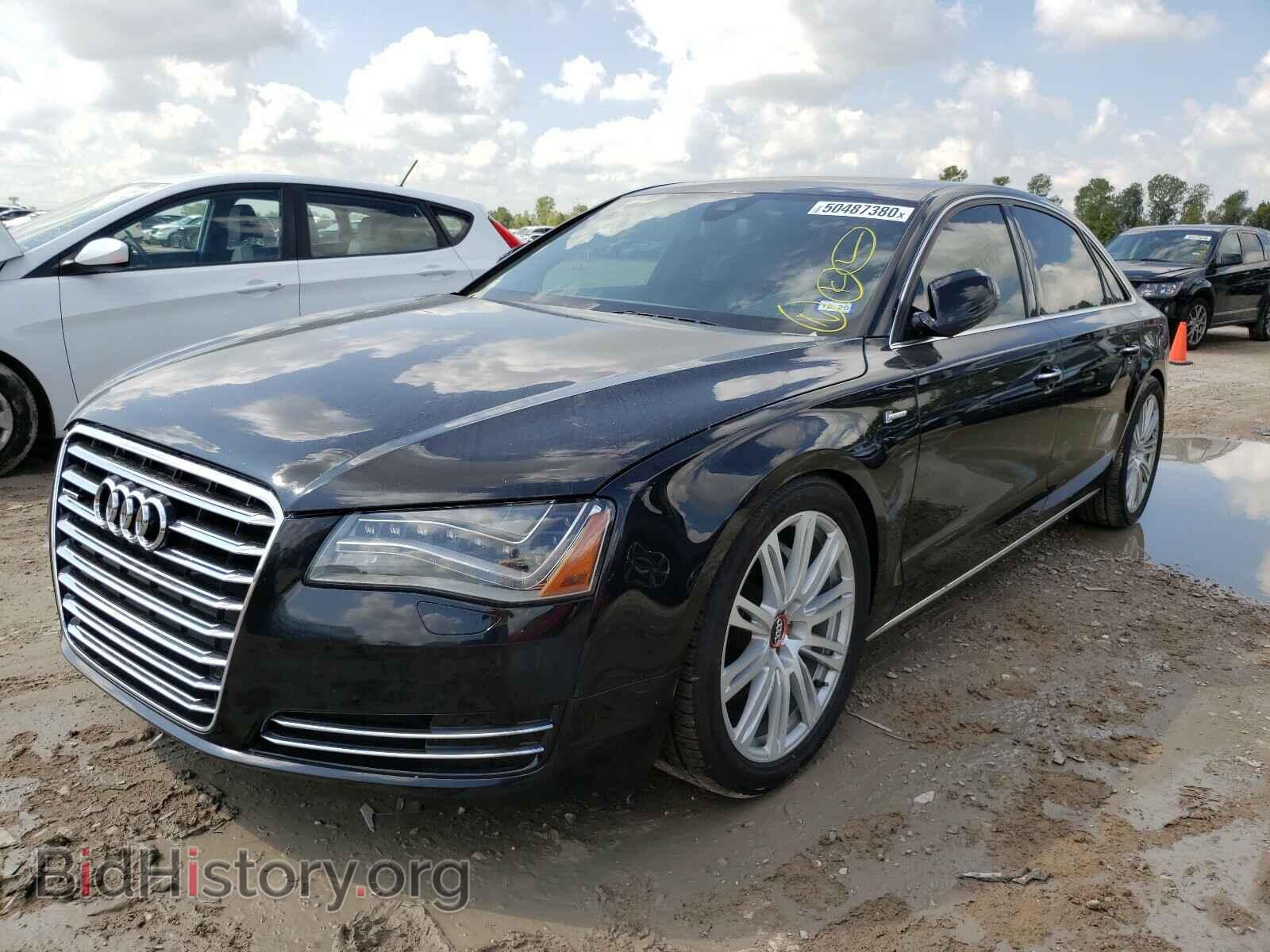2013 AUDI A8 - VIN: WAURGAFD9DN028386 - Фото 2