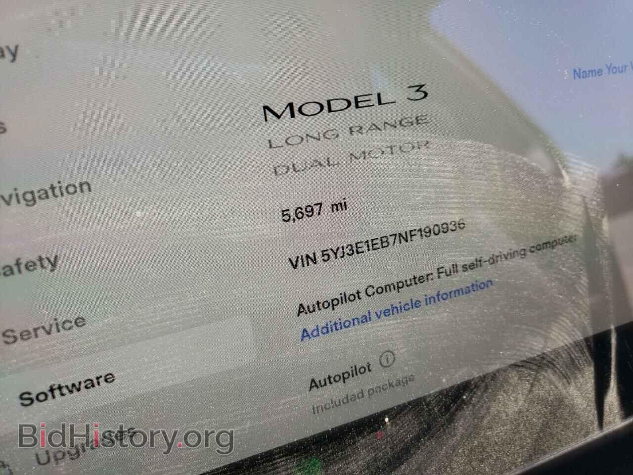 2022 TESLA MODEL 3 - VIN: 5YJ3E1EB7NF190936 - Photo 8