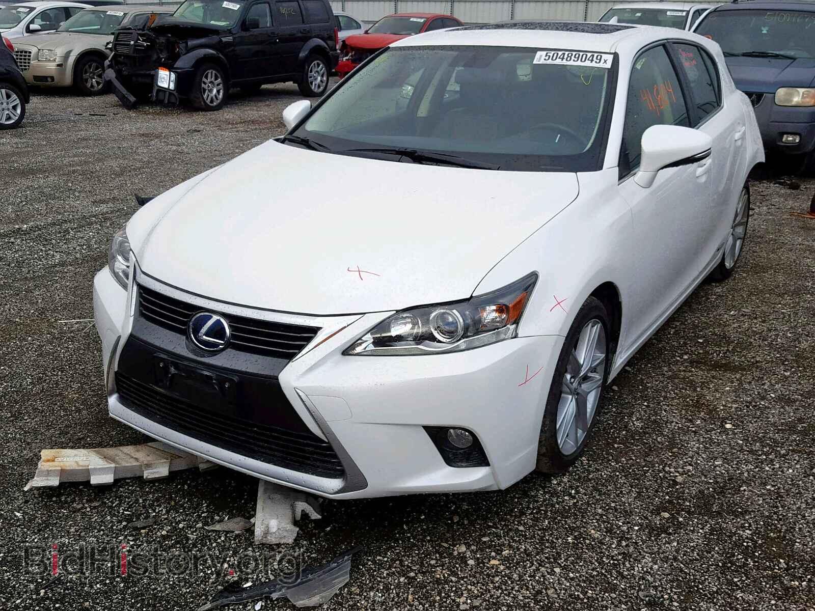 2014 LEXUS CT 200 - VIN: JTHKD5BH5E2187100 - Фото 2