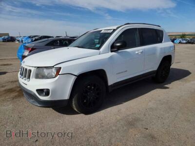 2015 Jeep COMPASS SPORT, white — VIN 1C4NJDBB8FD282978, Copart