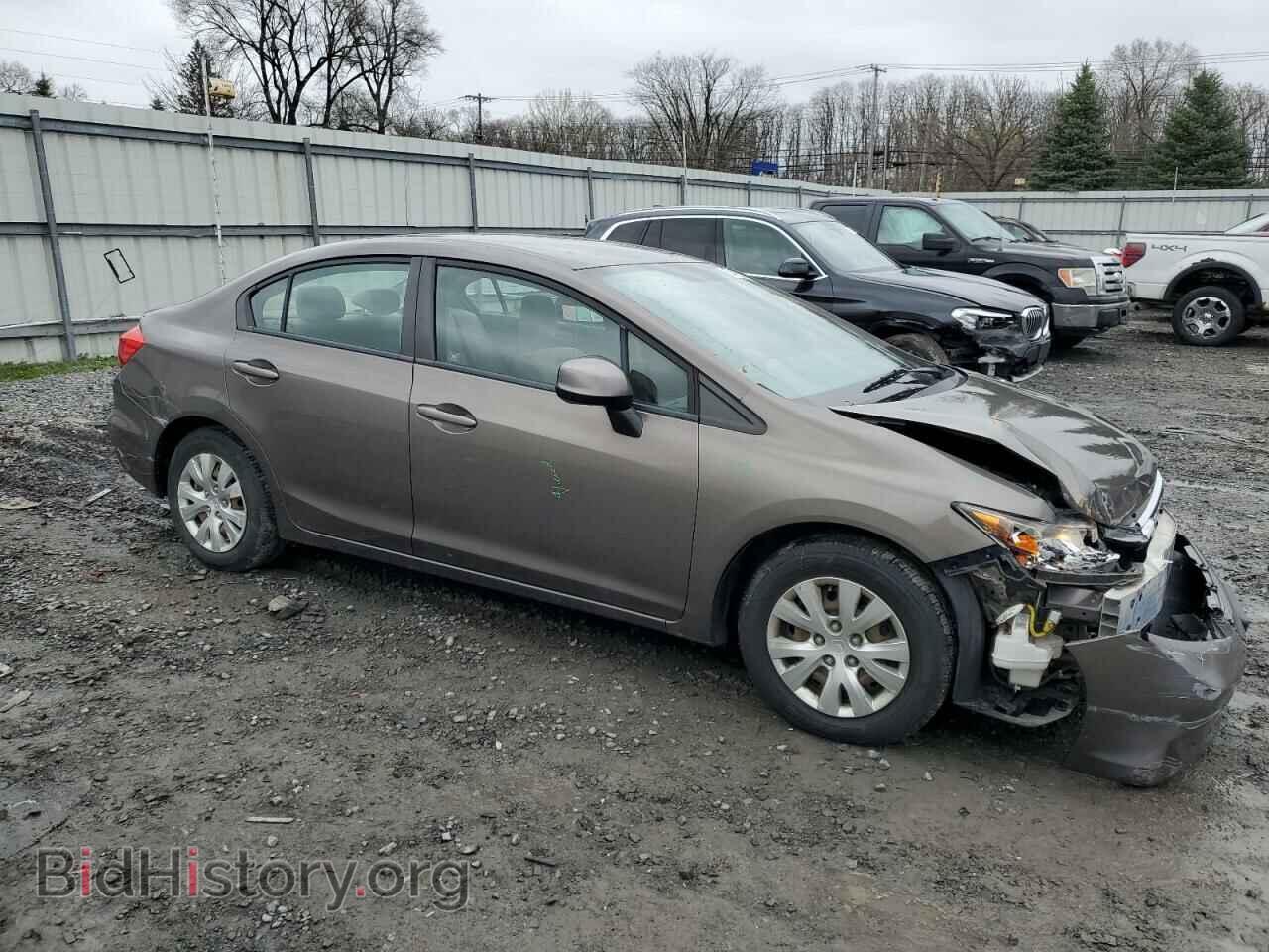 2012 HONDA CIVIC - VIN: 2HGFB2F51CH594571 - Фото 4