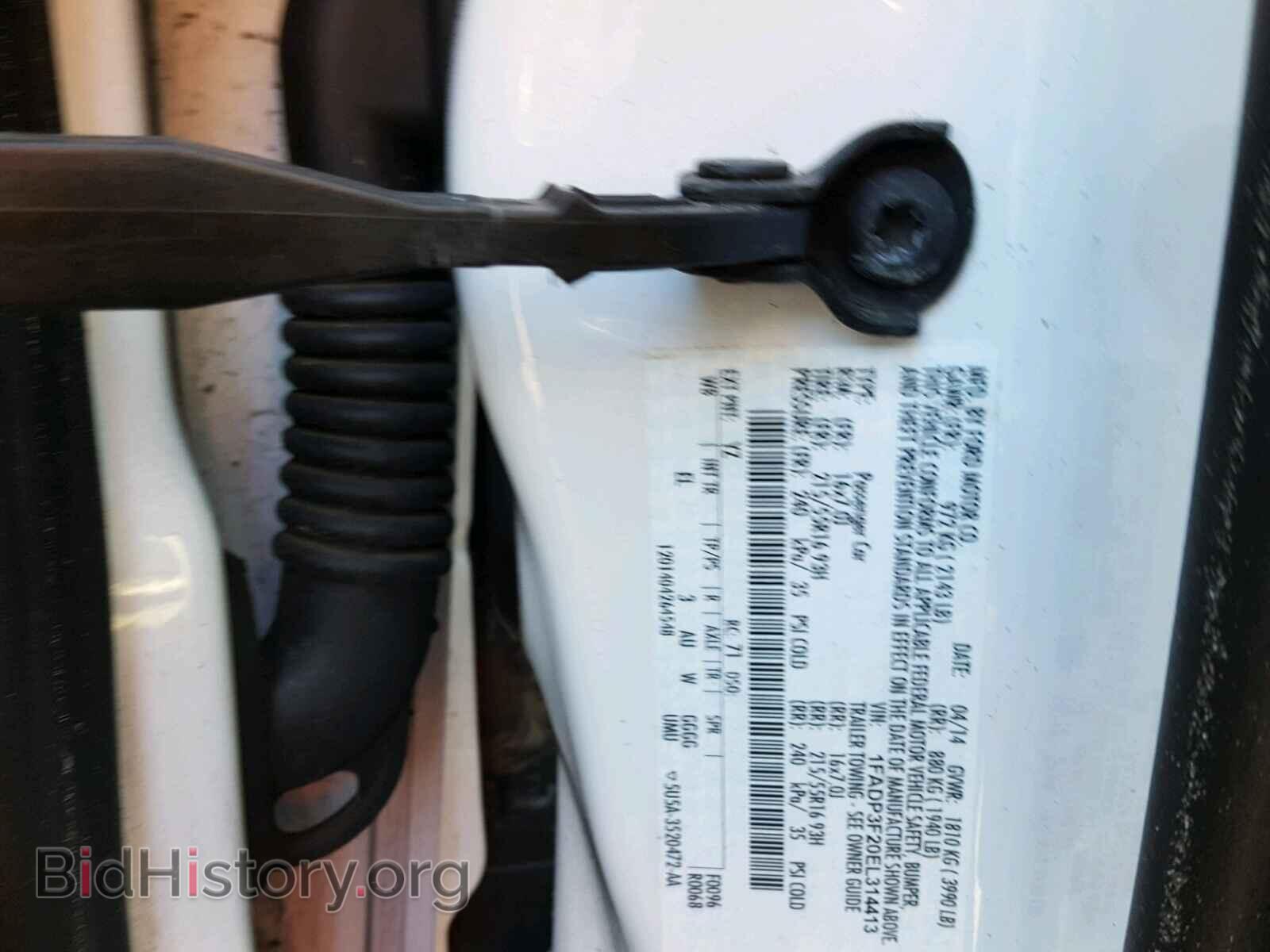 2014 FORD FOCUS - VIN: 1FADP3F20EL314413 - Фото 10