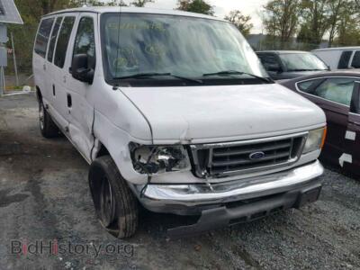 2006 Ford ECONOLINE, white — VIN 1FBNE31L46DA77851, Copart