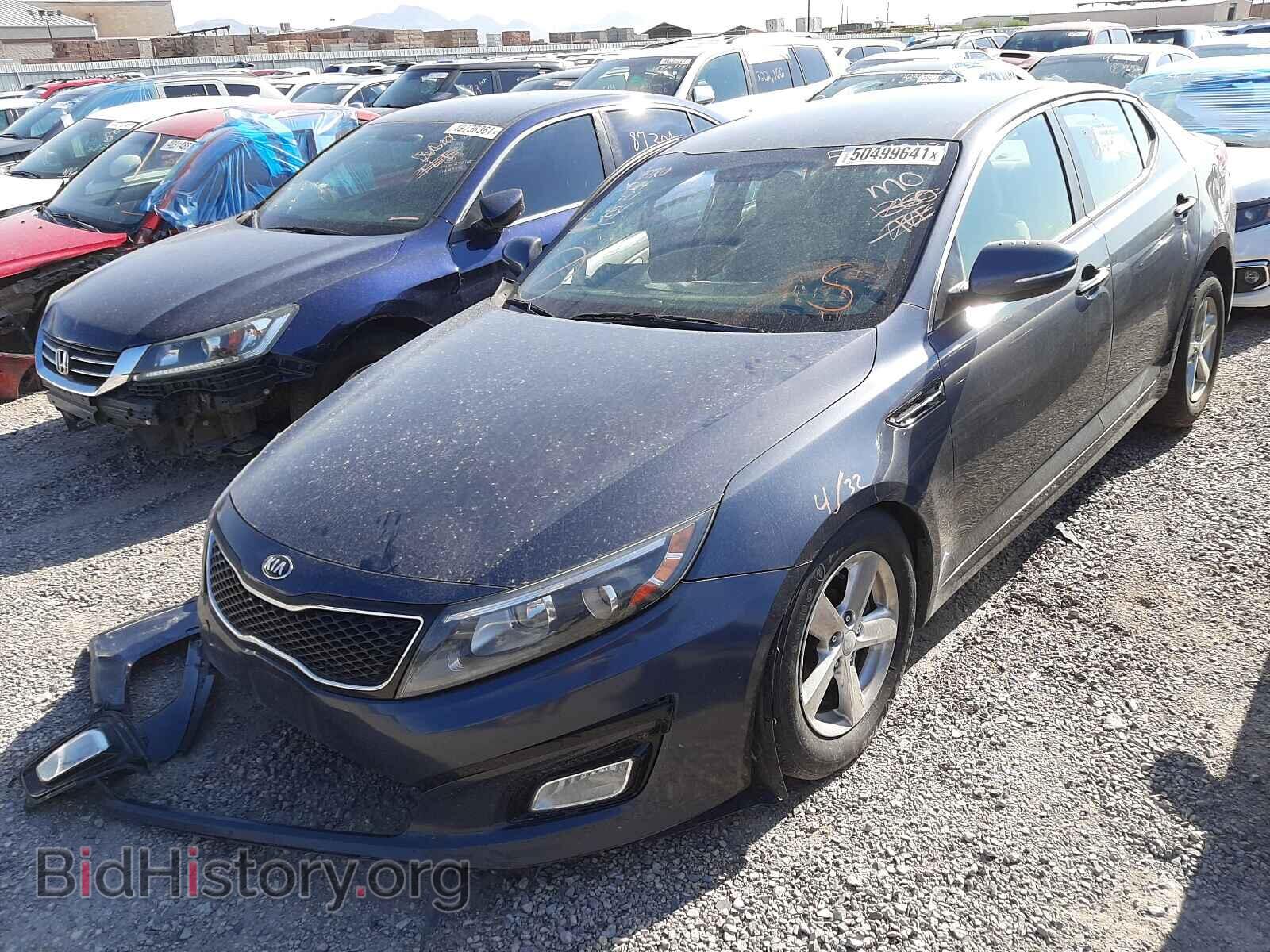 2015 KIA OPTIMA - VIN: KNAGM4A77F5602201 - Фото 2