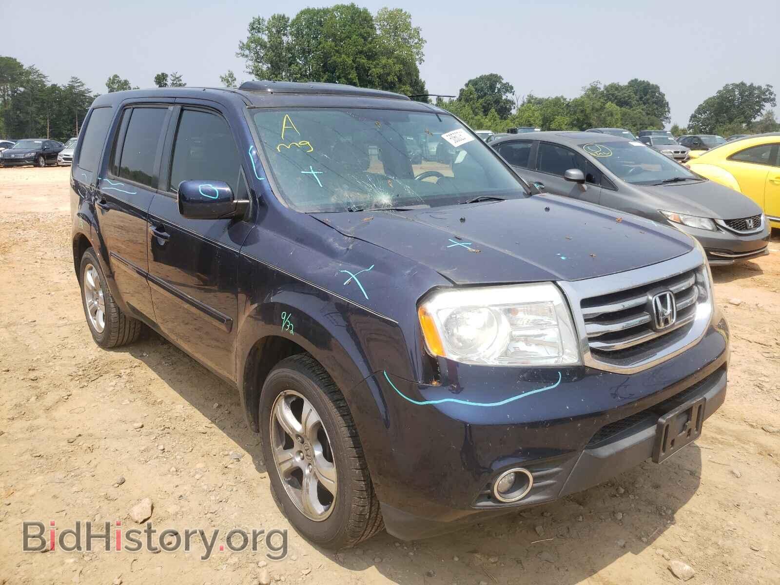 Photo 5FNYF3H59DB012433 - HONDA PILOT 2013