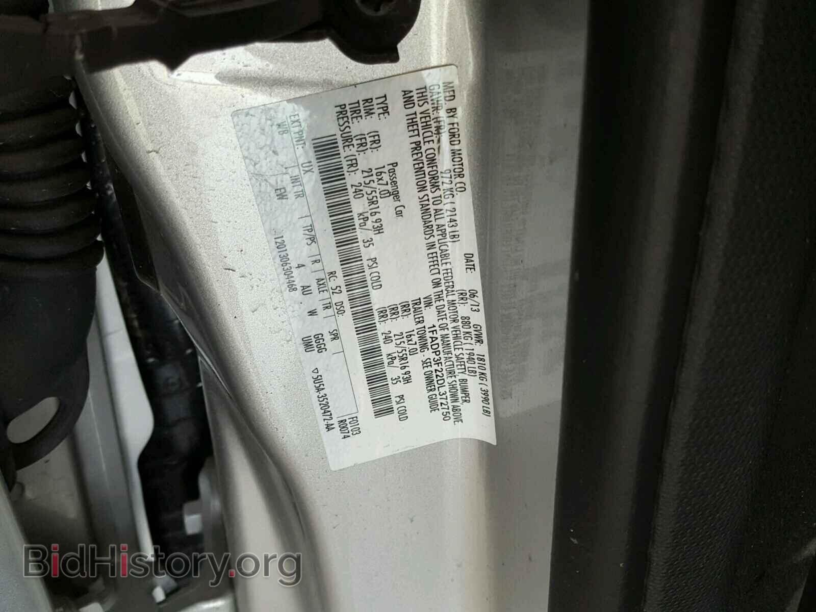 2013 FORD FOCUS - VIN: 1FADP3F22DL372750 - Photo 10