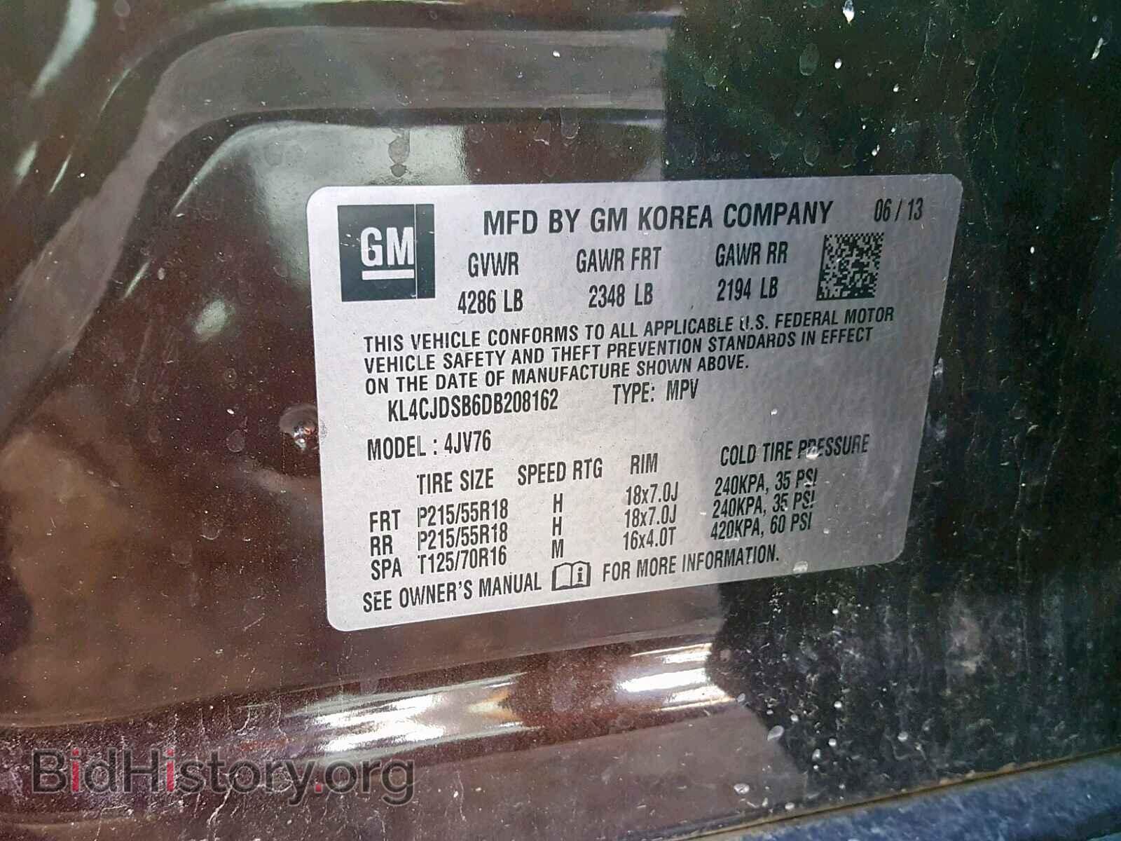 2013 BUICK ENCORE PRE - VIN: KL4CJDSB6DB208162 - Photo 10