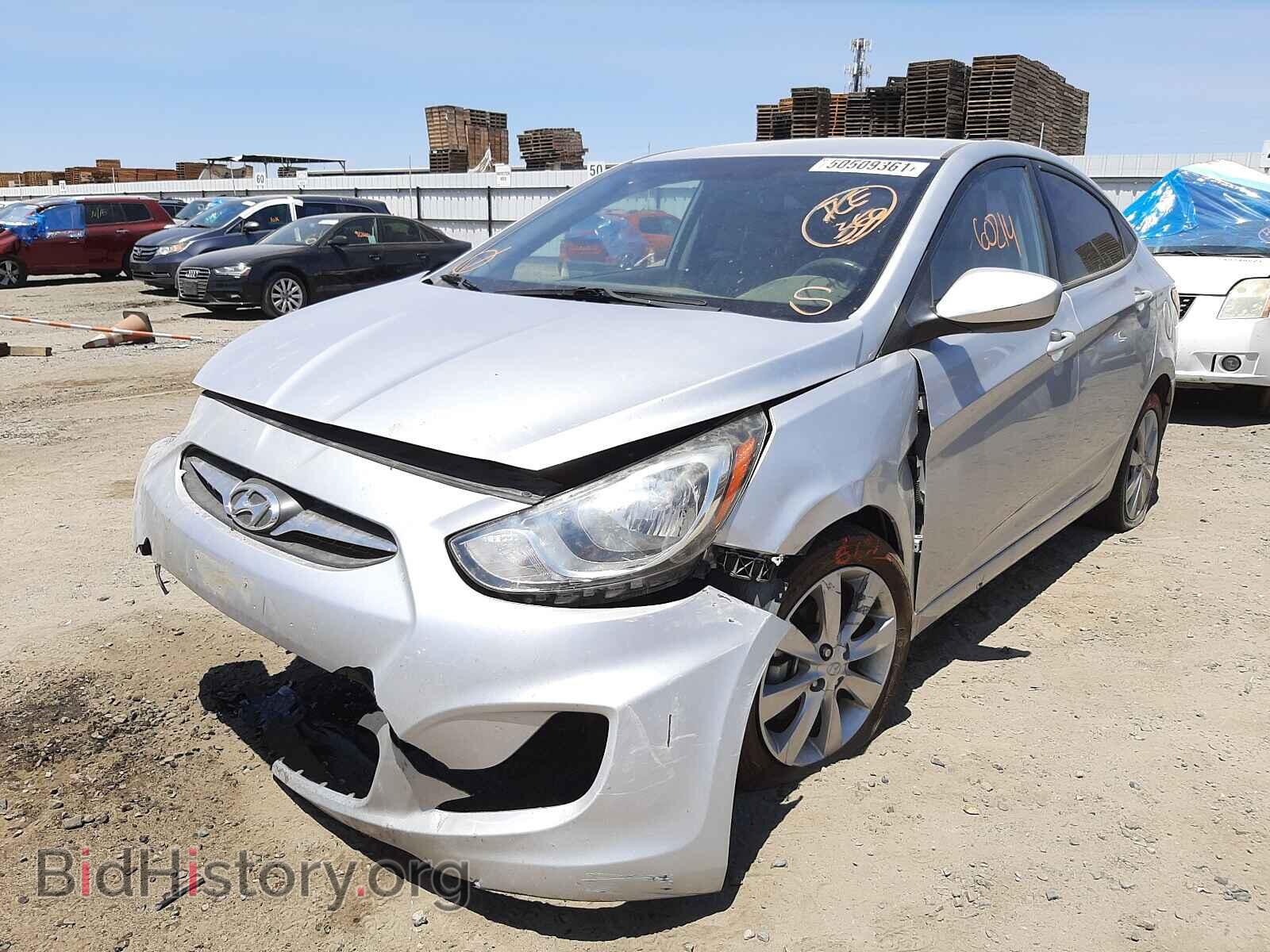 2013 HYUNDAI ACCENT - VIN: KMHCU4AE3DU433471 - Фото 2