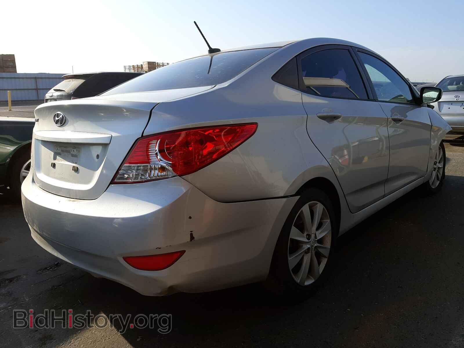2013 HYUNDAI ACCENT - VIN: KMHCU4AE3DU433471 - Фото 4