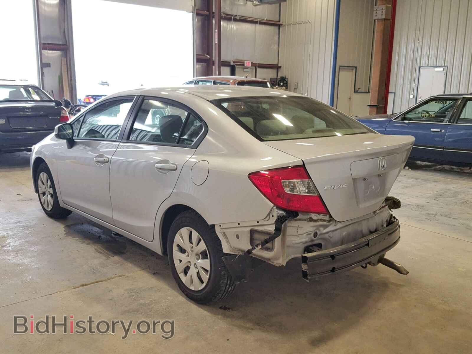 2012 HONDA CIVIC LX - VIN: 2HGFB2F56CH599314 - Фото 3