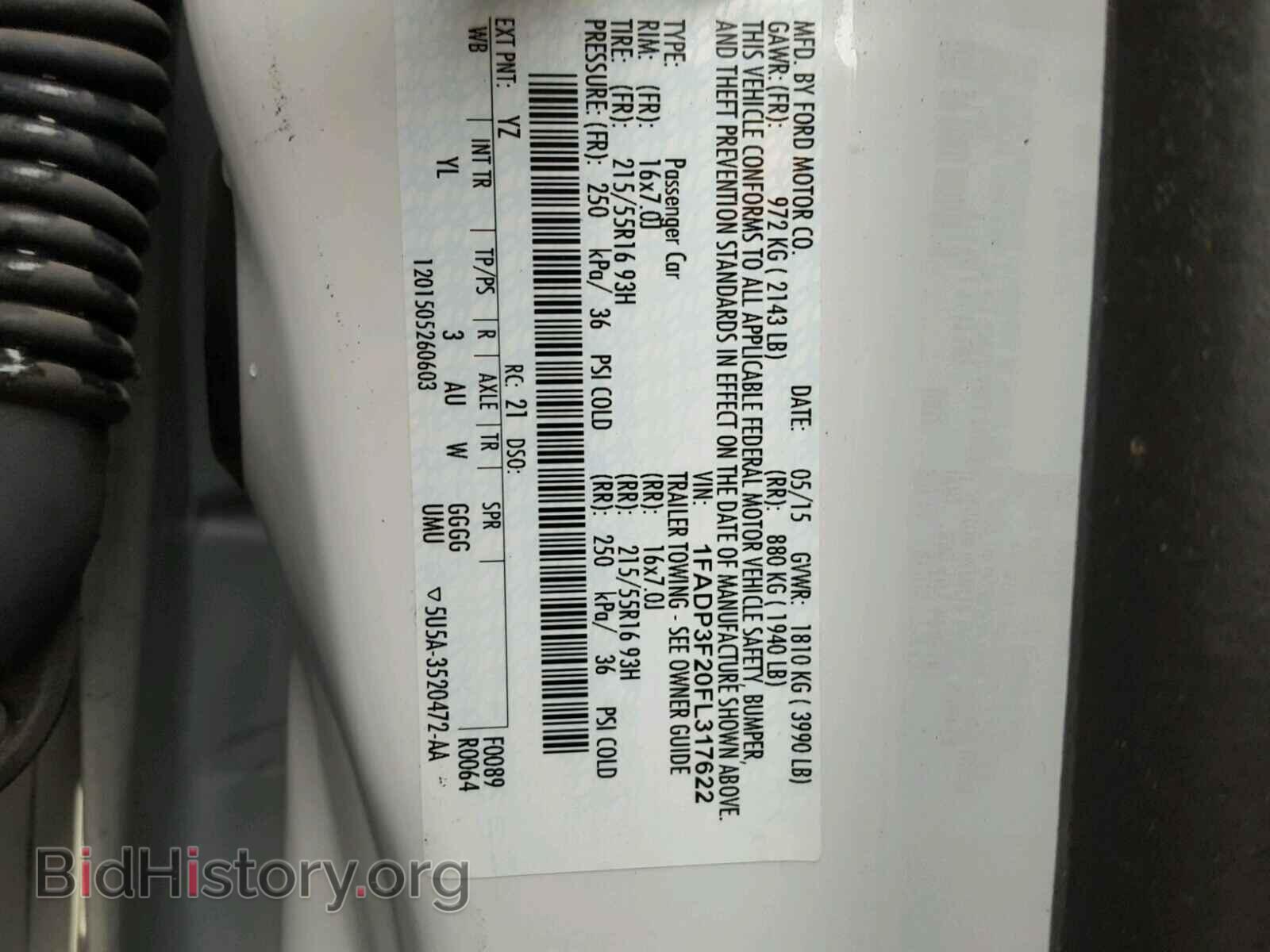 2015 FORD FOCUS - VIN: 1FADP3F20FL317622 - Photo 10