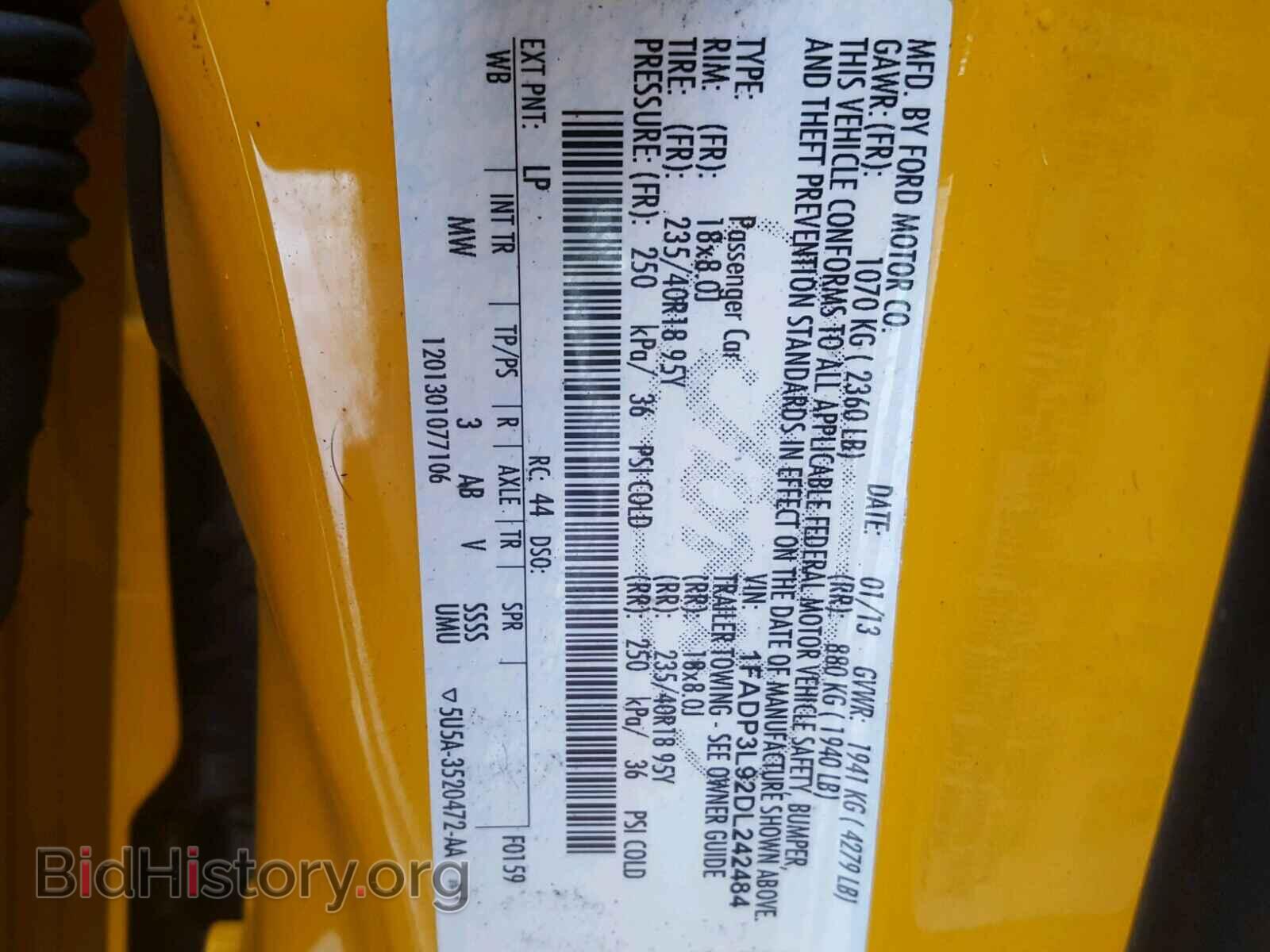 2013 FORD FOCUS - VIN: 1FADP3L92DL242484 - Photo 10