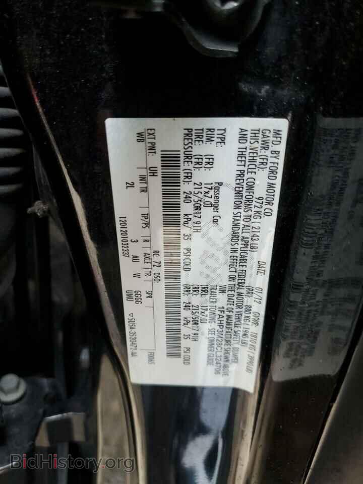 2012 FORD FOCUS - VIN: 1FAHP3M28CL324706 - Фото 12
