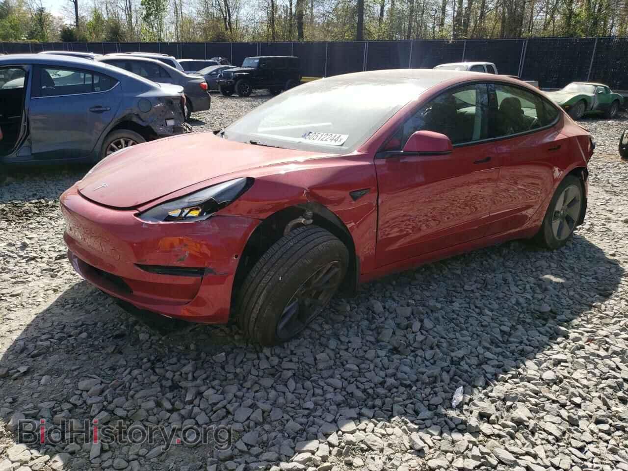 Photo 5YJ3E1EA0MF059742 - TESLA MODEL 3 2021