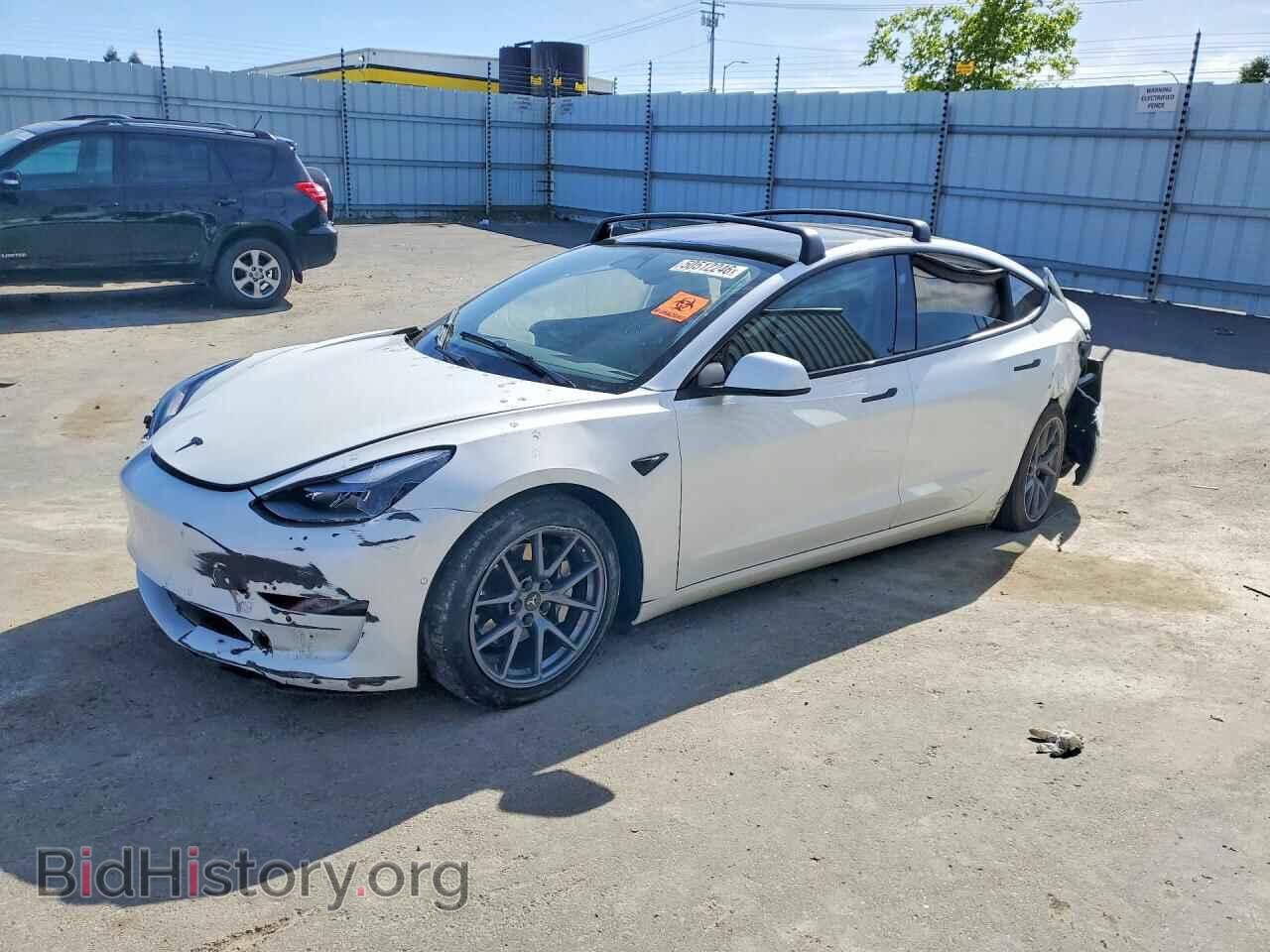 Photo 5YJ3E1EA7NF374670 - TESLA MODEL 3 2022