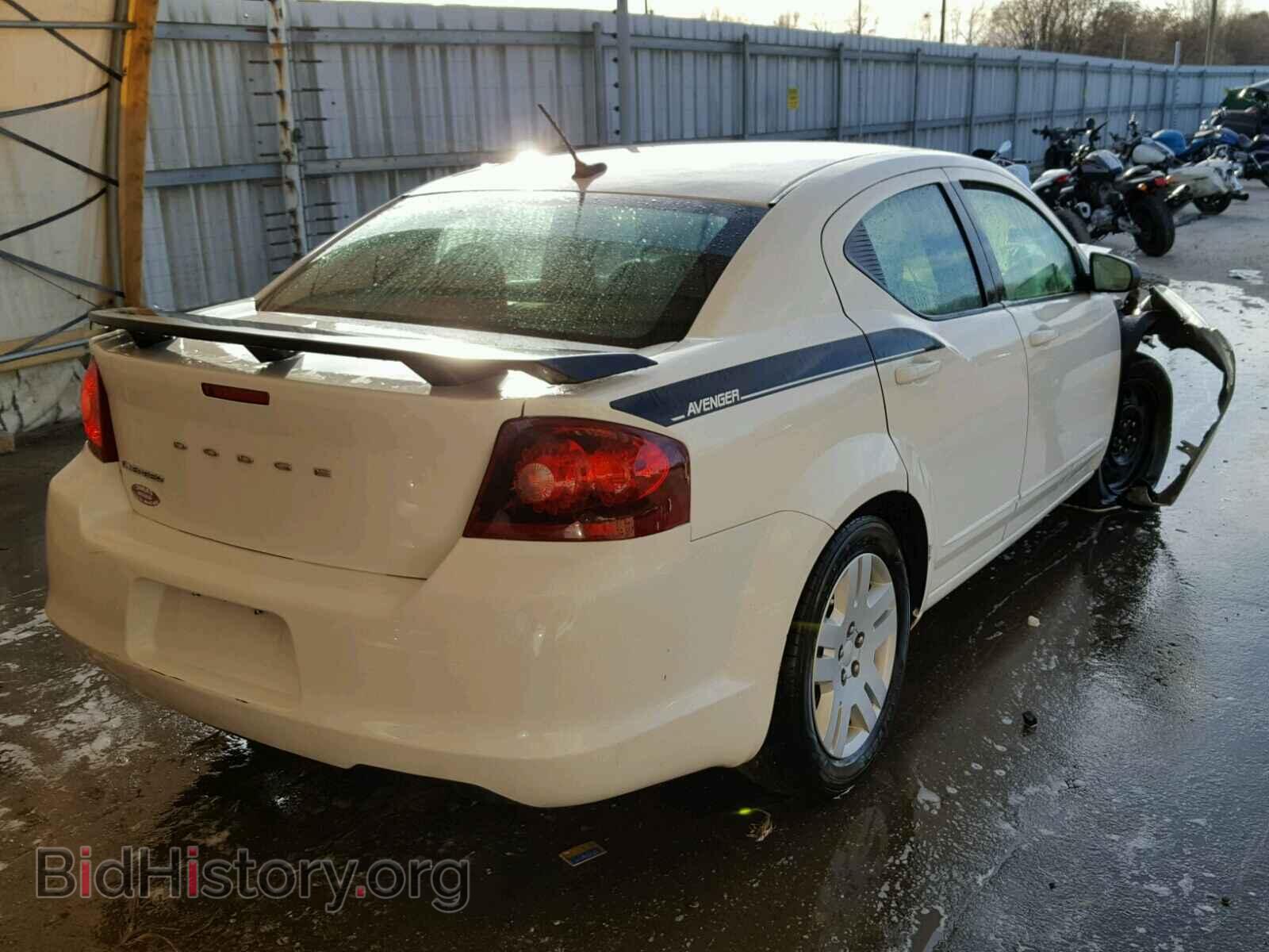 2012 DODGE AVENGER - VIN: 1C3CDZAB5CN194154 - Фото 4