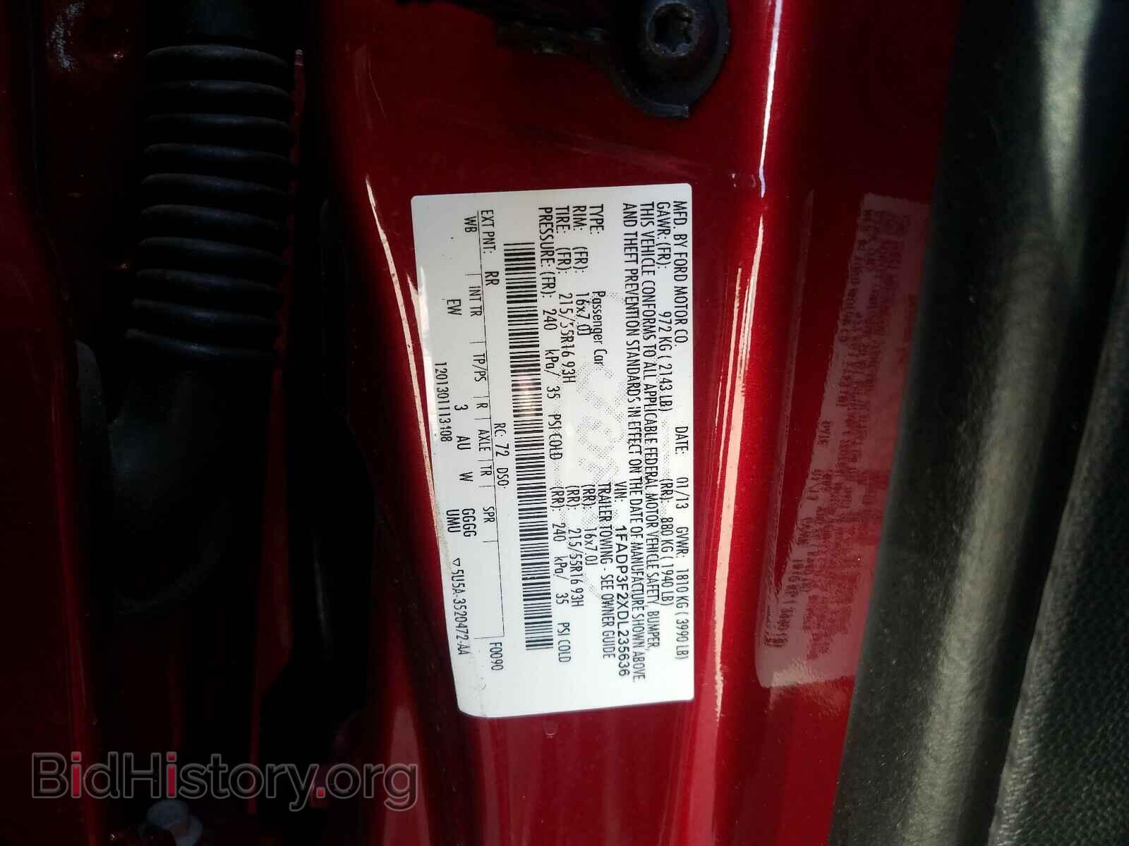 2013 FORD FOCUS - VIN: 1FADP3F2XDL235636 - Photo 10