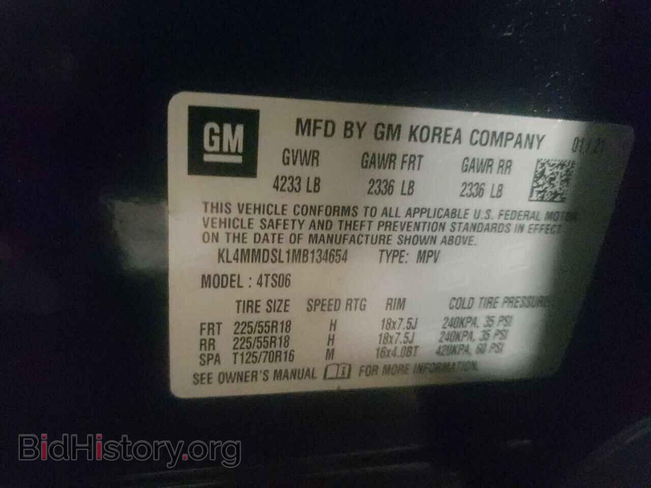 2021 BUICK ENCORE - VIN: KL4MMDSL1MB134654 - Photo 10