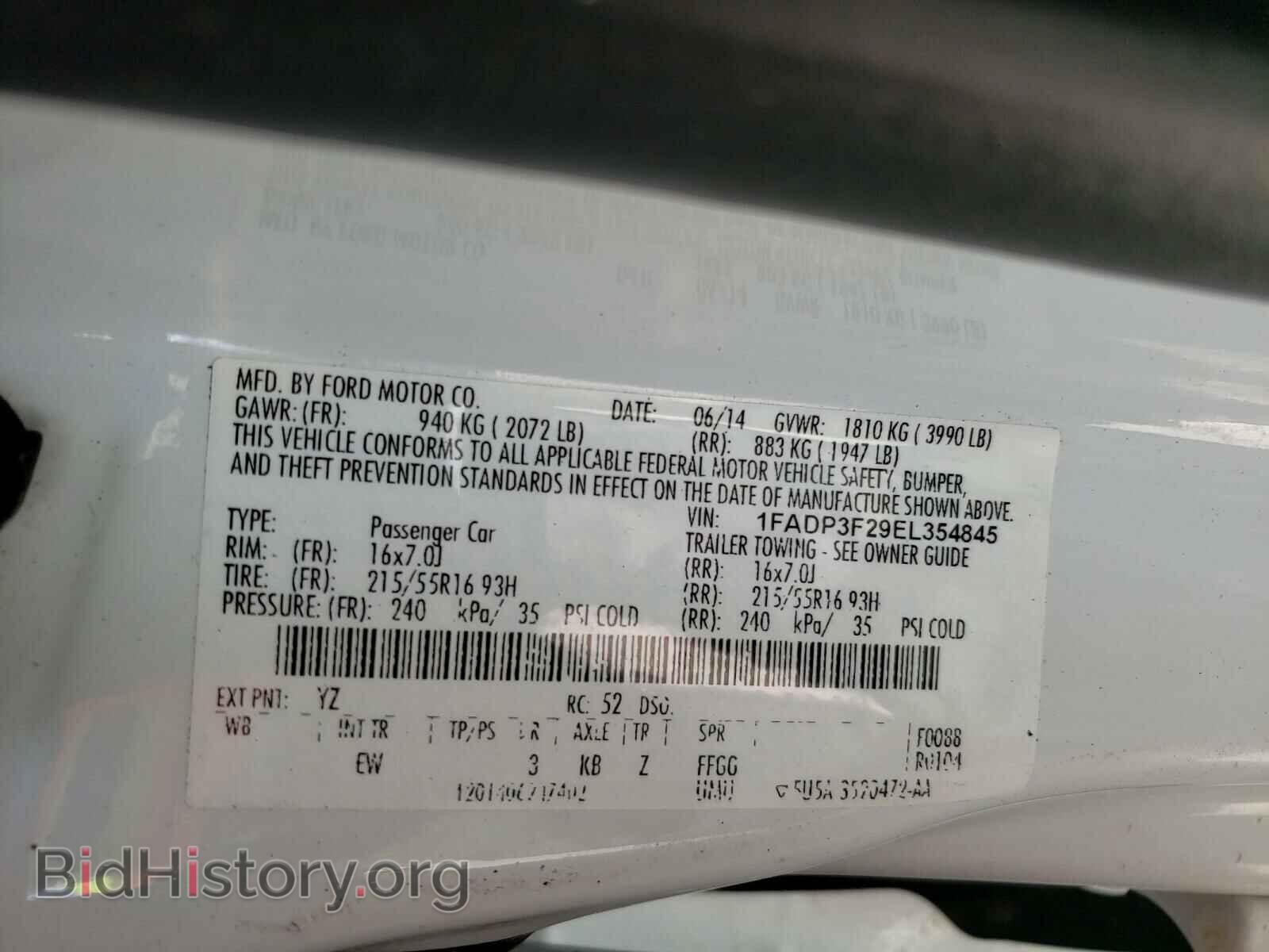 2014 FORD FOCUS - VIN: 1FADP3F29EL354845 - Photo 10