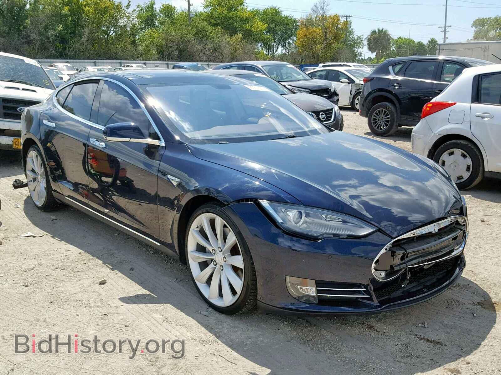 Photo 5YJSA1H16EFP41612 - TESLA MODEL S 2014