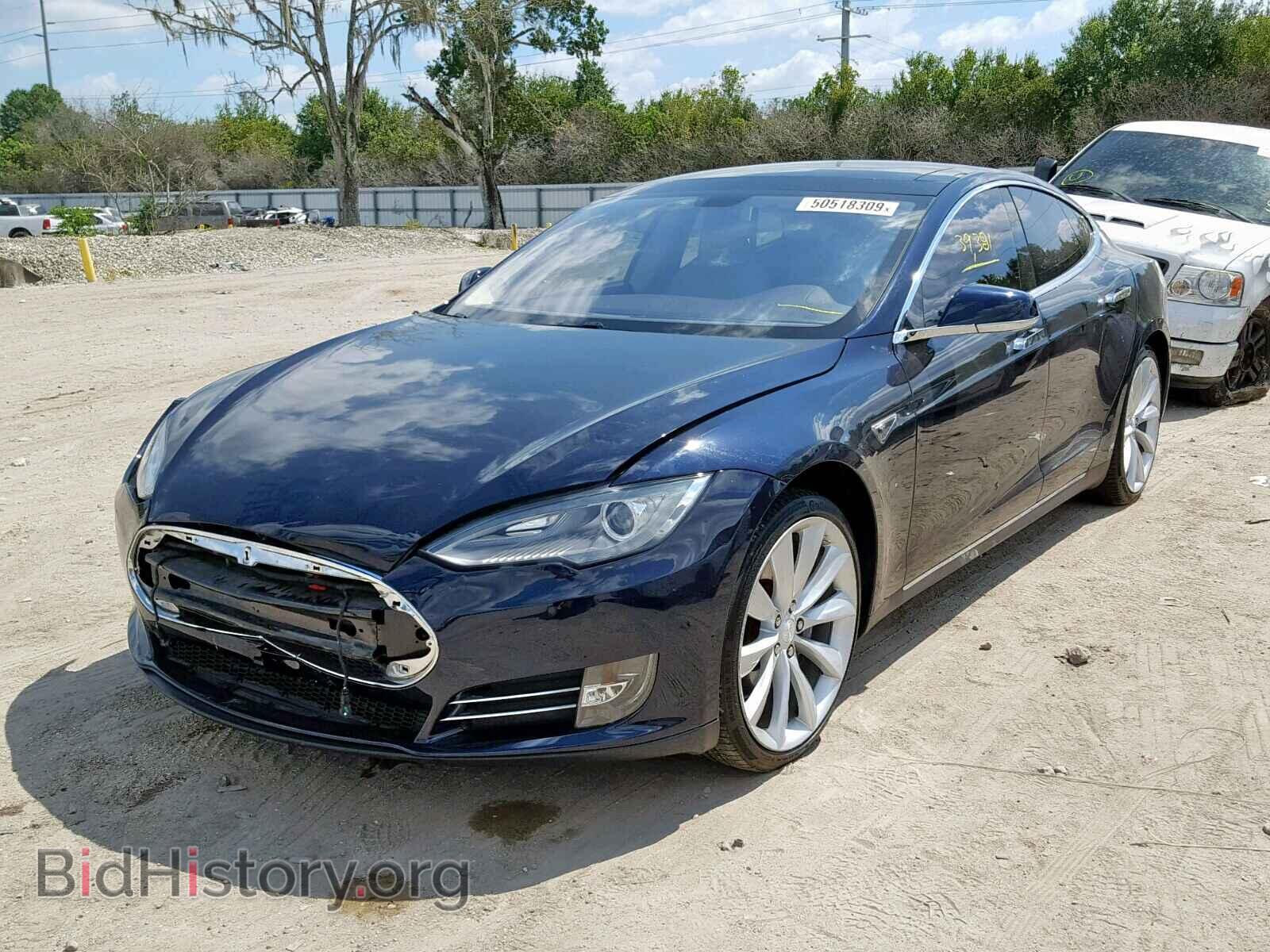 2014 TESLA MODEL S - VIN: 5YJSA1H16EFP41612 - Photo 2