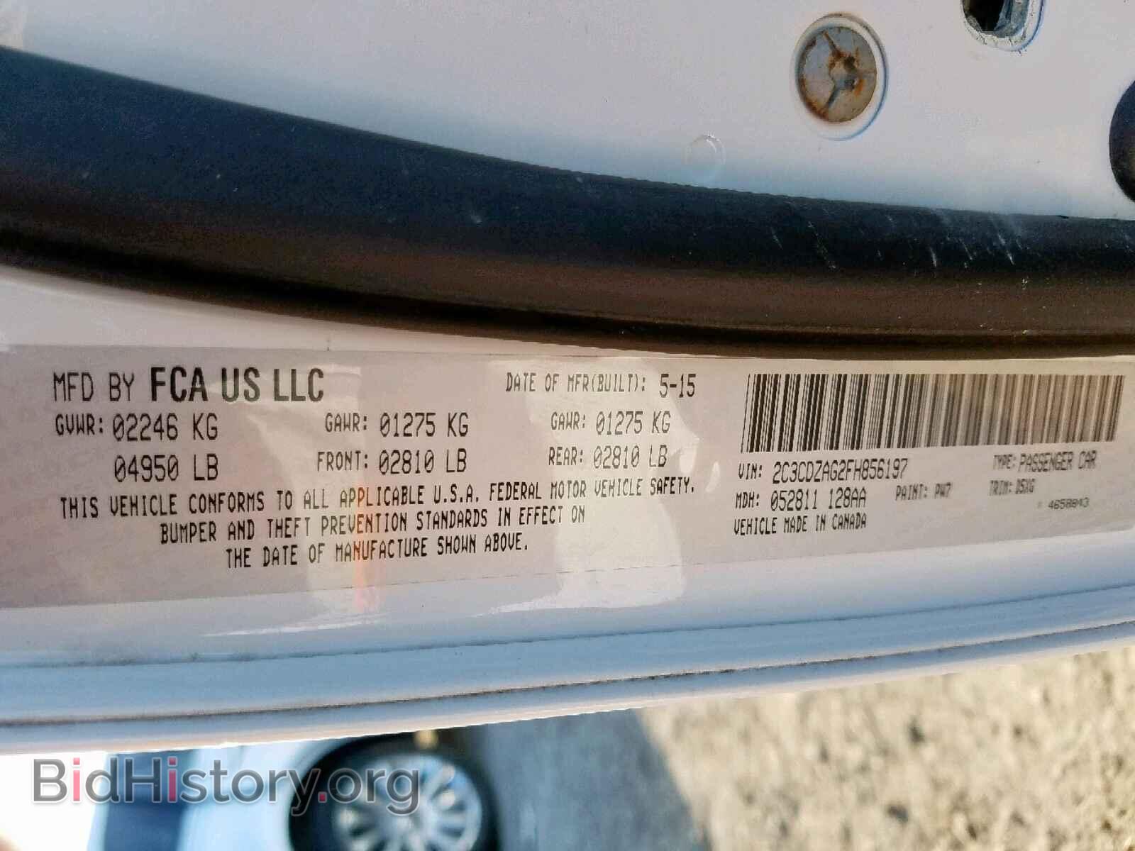 2015 DODGE CHALLENGER - VIN: 2C3CDZAG2FH856197 - Photo 10