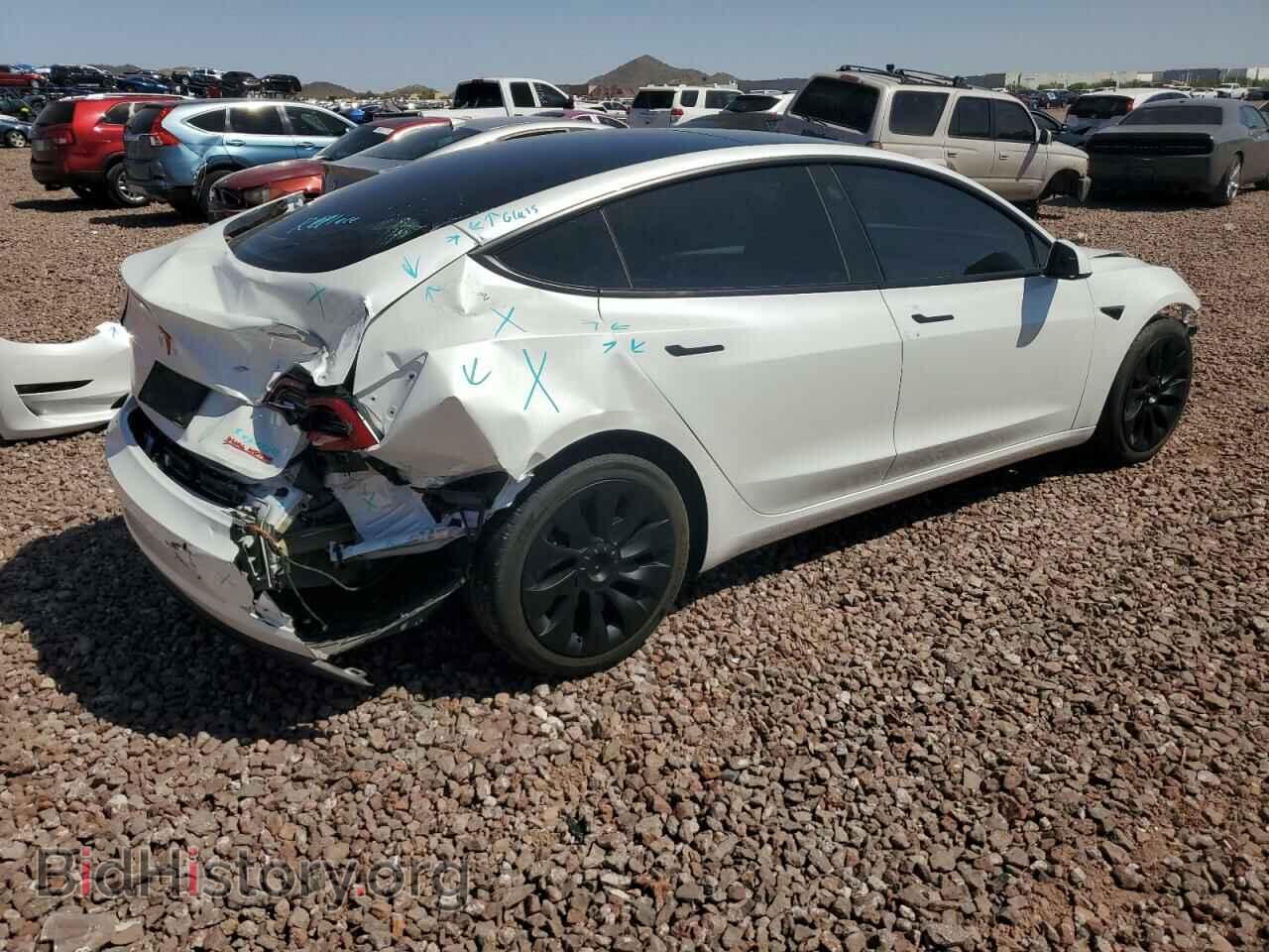 2022 TESLA MODEL 3 - VIN: 5YJ3E1EB5NF294017 - Photo 3