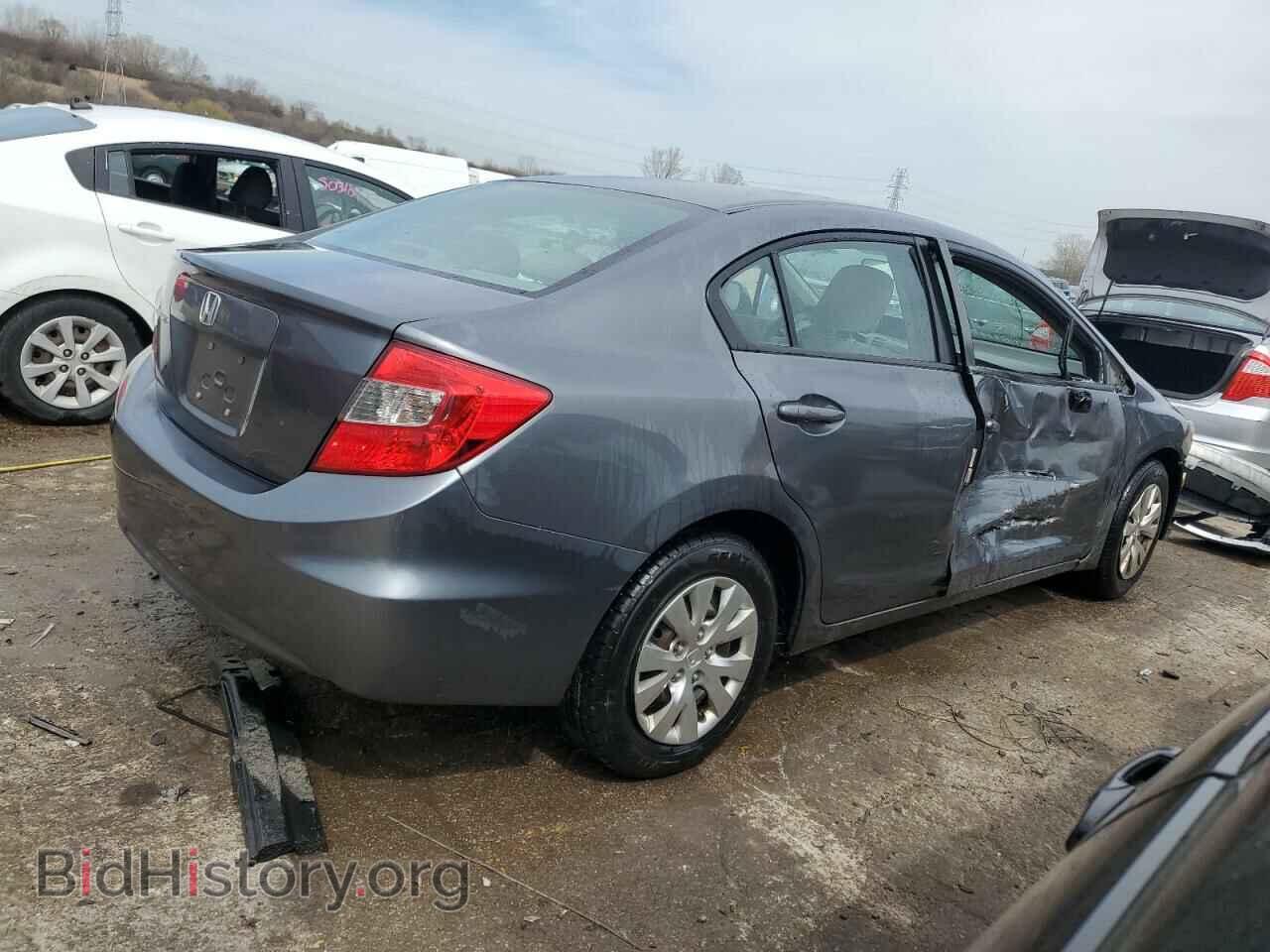 2012 HONDA CIVIC - VIN: 19XFB2F54CE001604 - Фото 3