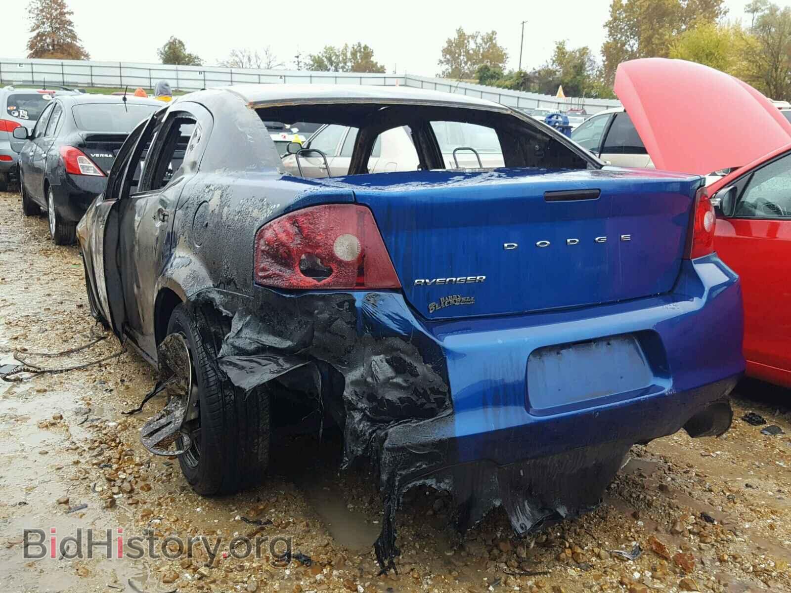 2014 DODGE AVENGER - VIN: 1C3CDZAB0EN154504 - Фото 3