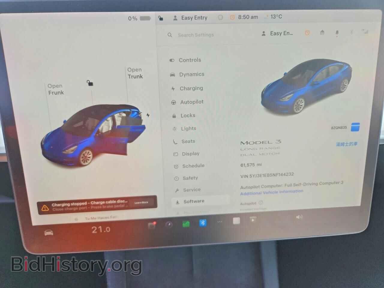 2022 TESLA MODEL 3 - VIN: 5YJ3E1EB5NF144232 - Photo 9