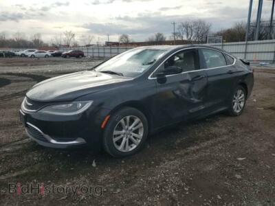 2015 Chrysler 200 Limited, черный — VIN 1C3CCCAB0FN598810, Copart