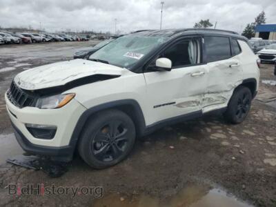 2020 Jeep COMPASS Latitude, white — VIN 3C4NJCBB1LT230284, Copart