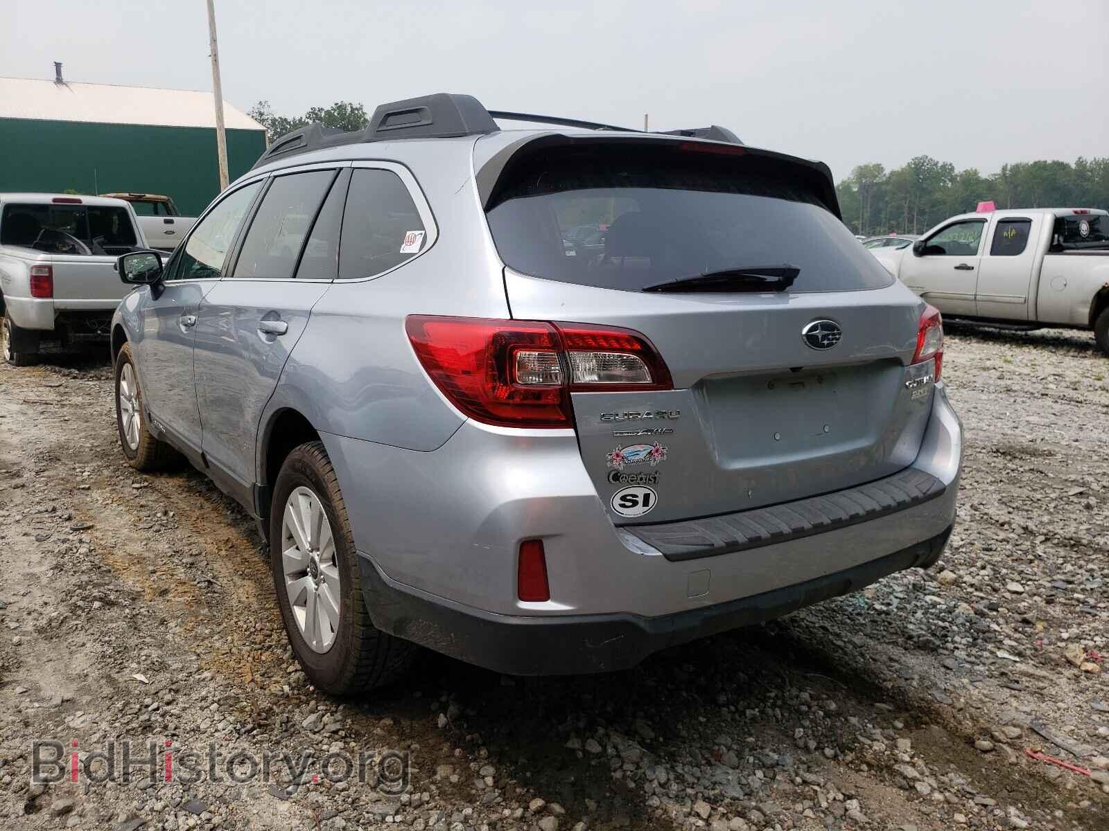 2015 SUBARU OUTBACK - VIN: 4S4BSACC0F3322509 - Фото 3