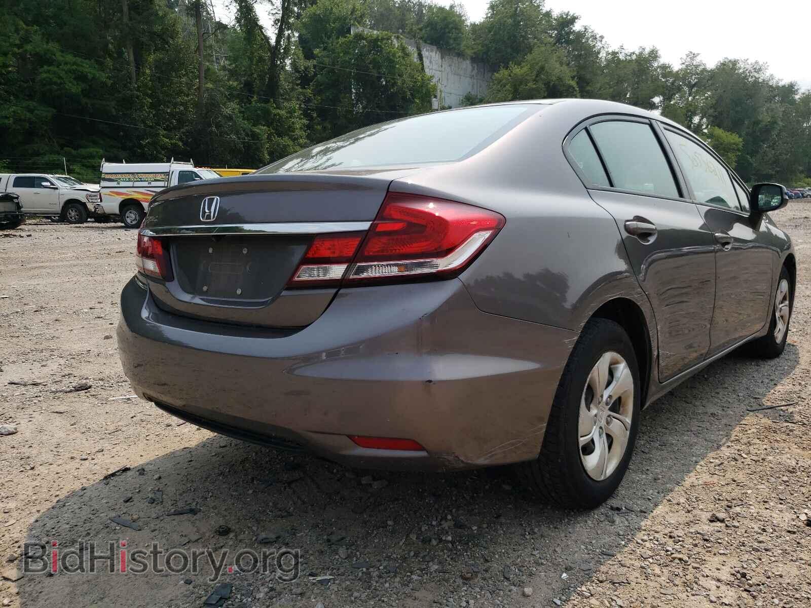 2013 HONDA CIVIC - VIN: 19XFB2F54DE212805 - Фото 4