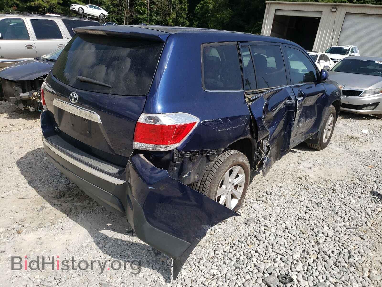 2011 TOYOTA HIGHLANDER - VIN: 5TDZK3EHXBS049742 - Фото 4