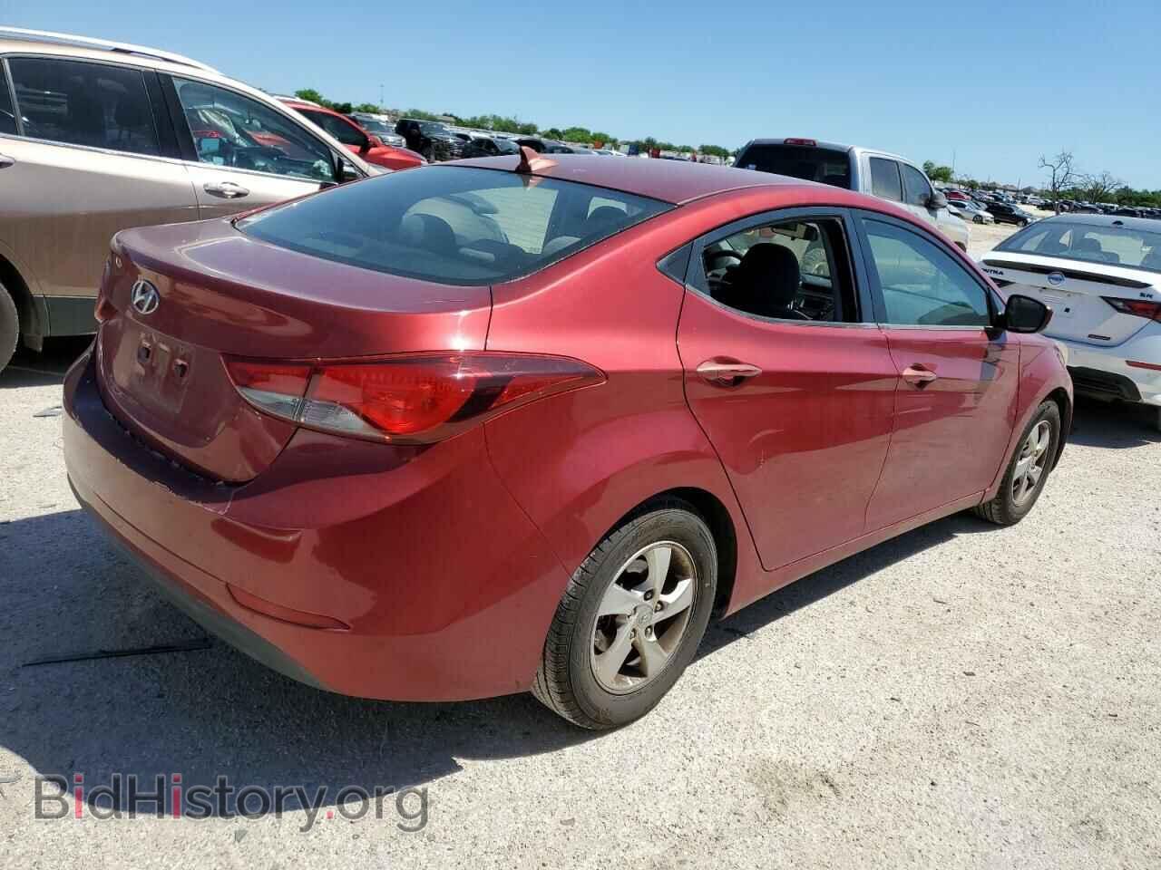 2014 HYUNDAI ELANTRA - VIN: 5NPDH4AEXEH457159 - Фото 3