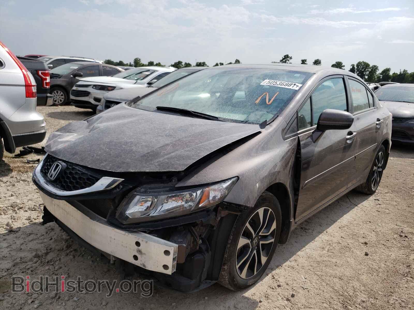 2015 HONDA CIVIC - VIN: 2HGFB2F86FH508833 - Фото 2
