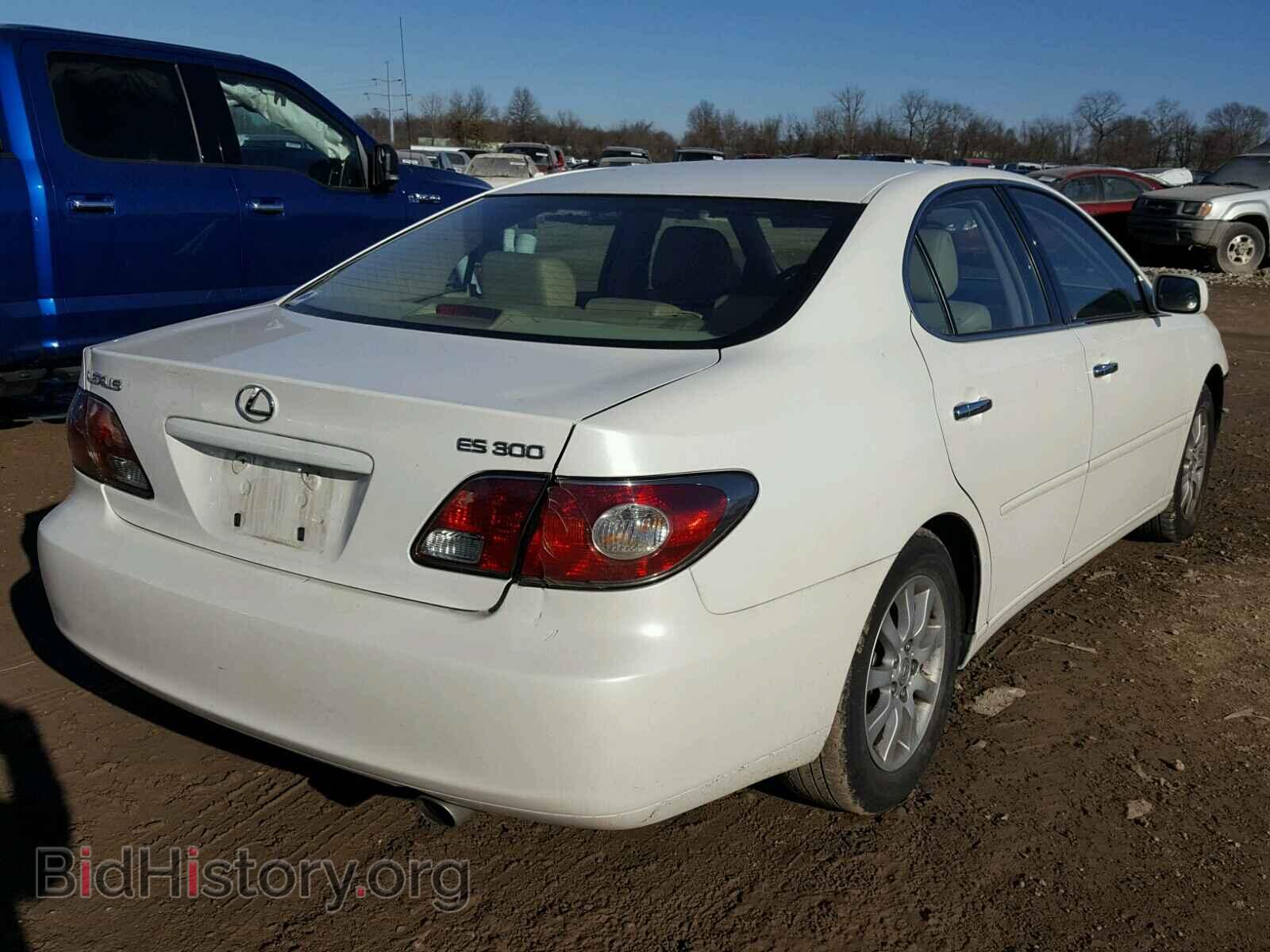 2003 LEXUS ES300 - VIN: JTHBF30G336009930 - Фото 4