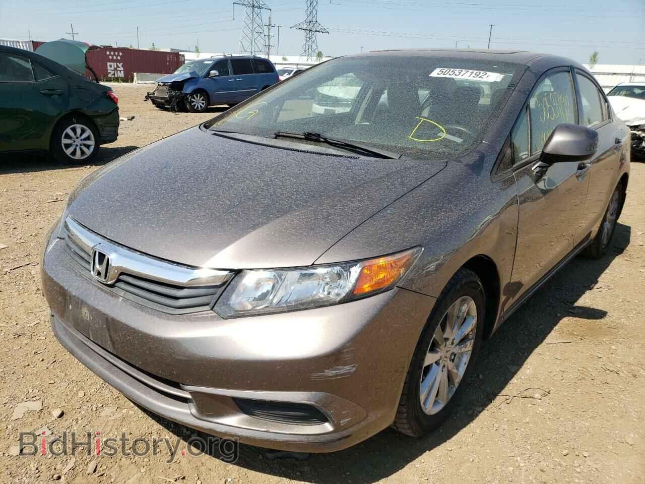 2012 HONDA CIVIC - VIN: 2HGFB2F80CH513439 - Фото 2