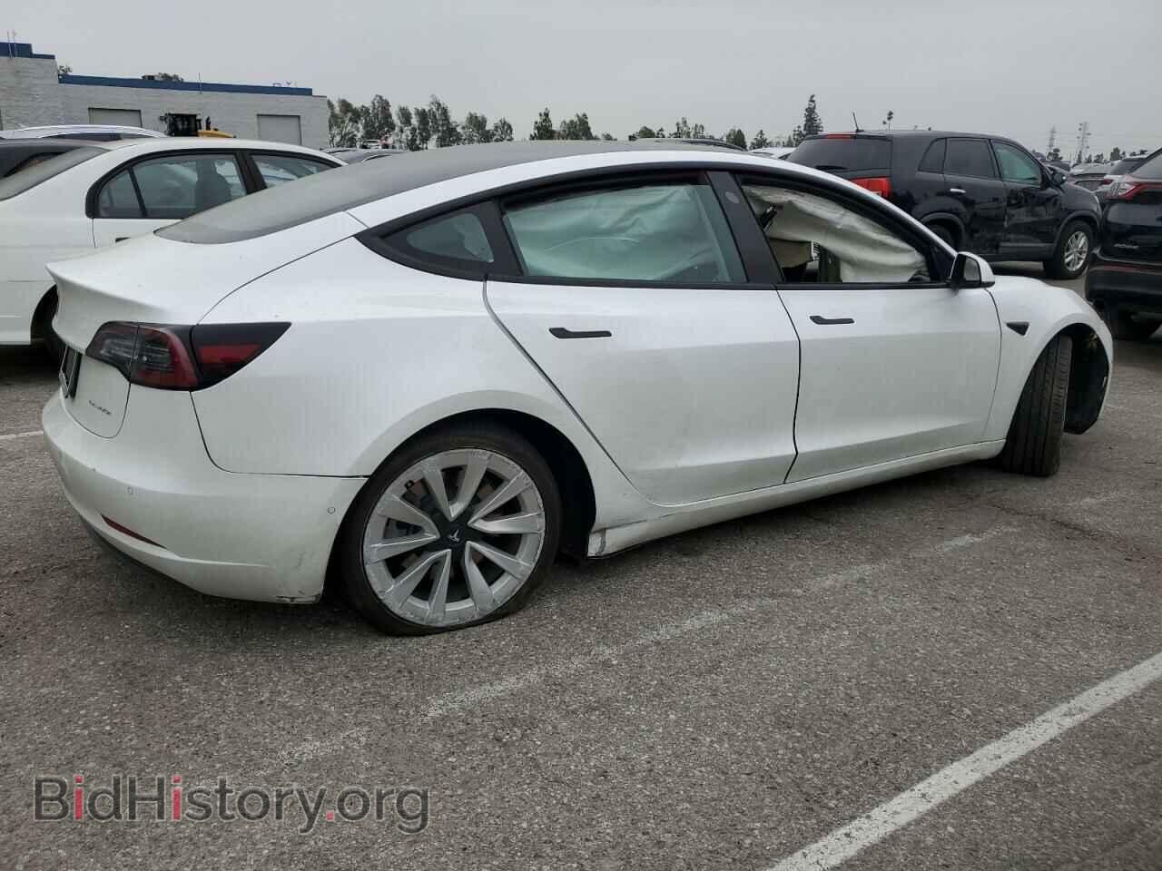 2022 TESLA MODEL 3 - VIN: 5YJ3E1EB0NF142551 - Фото 3