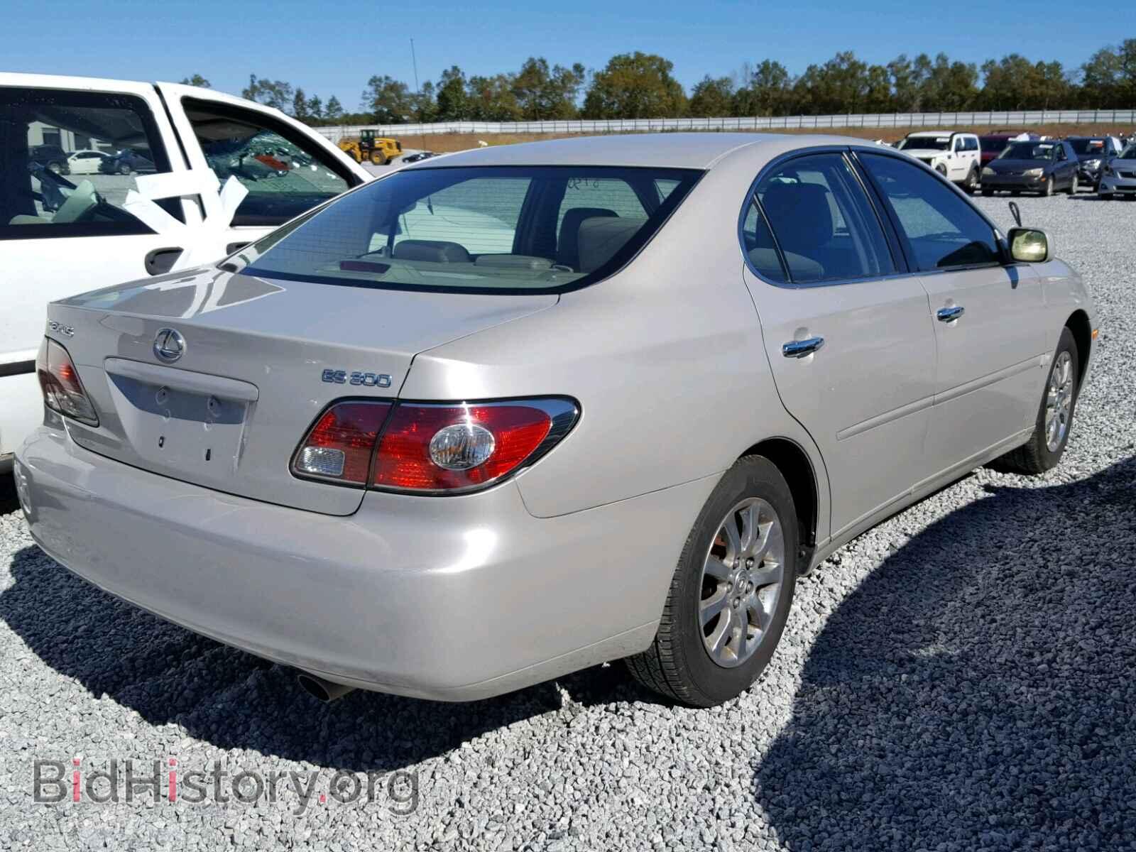 2003 LEXUS ES300 - VIN: JTHBF30G830114725 - Фото 4