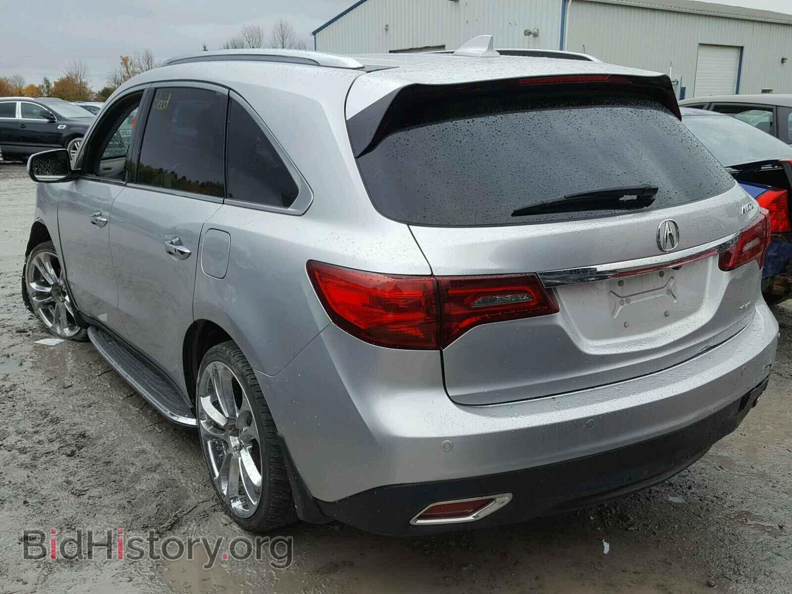 2014 ACURA MDX ADVANC - VIN: 5FRYD4H83EB503392 - Фото 3