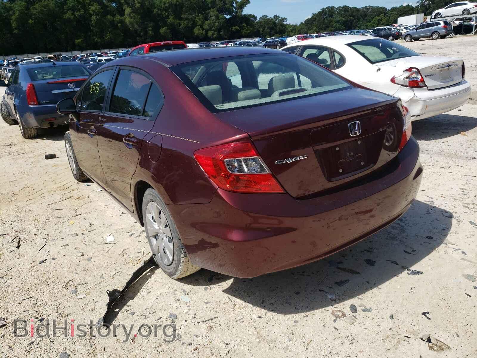 2012 HONDA CIVIC - VIN: 19XFB2F50CE043252 - Фото 3