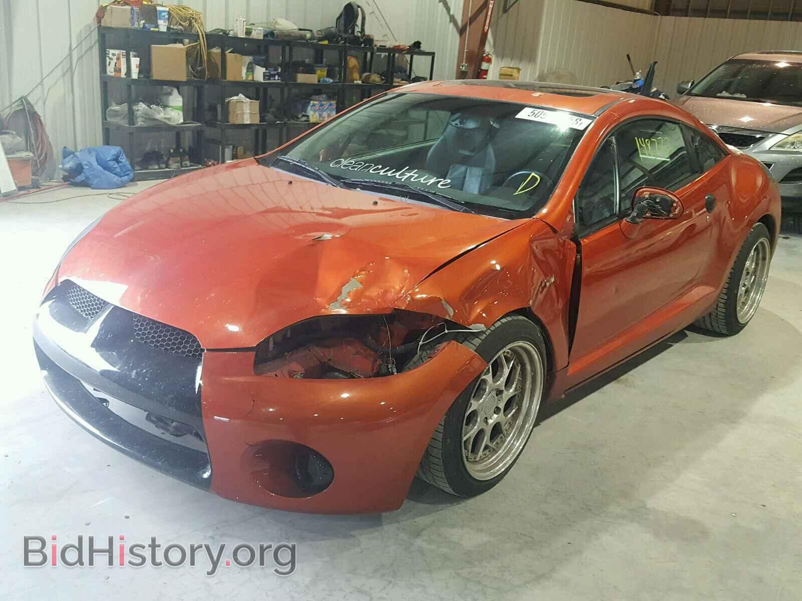 2006 MITSUBISHI ECLIPSE - VIN: 4A3AK34T16E009108 - Фото 2