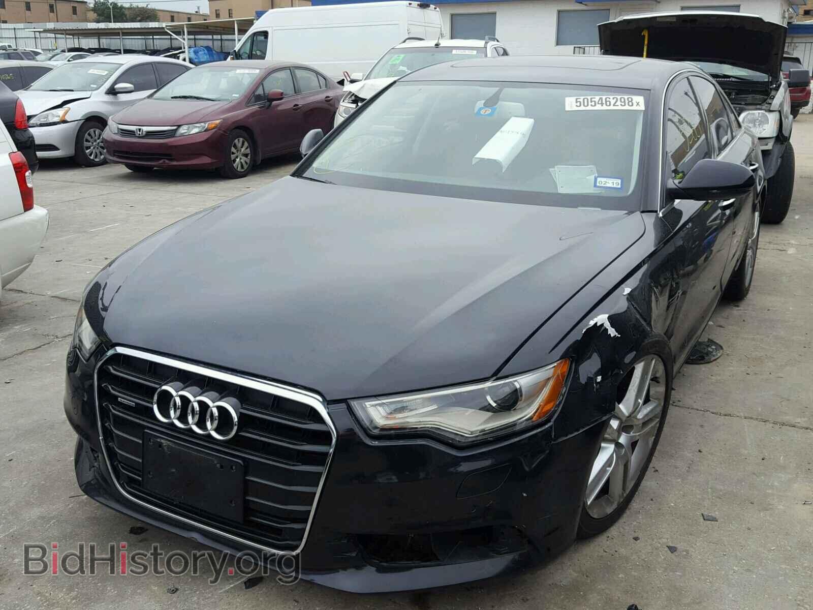 2014 AUDI A6 - VIN: WAUGFAFC6EN109168 - Фото 2