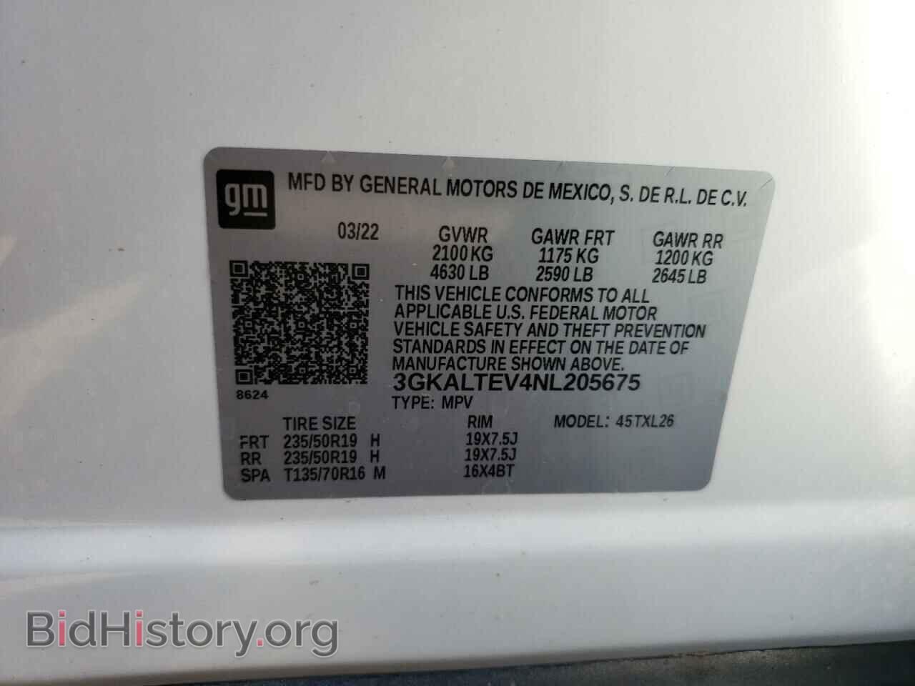 2022 GMC TERRAIN - VIN: 3GKALTEV4NL205675 - Фото 10