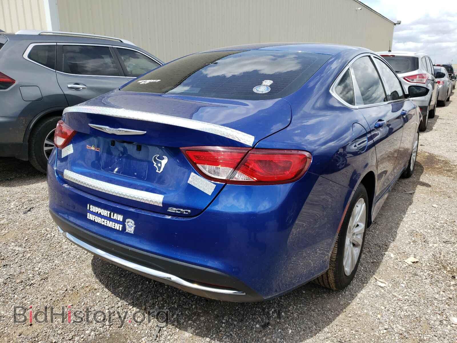 2016 CHRYSLER 200 - VIN: 1C3CCCAB0GN109646 - Фото 4
